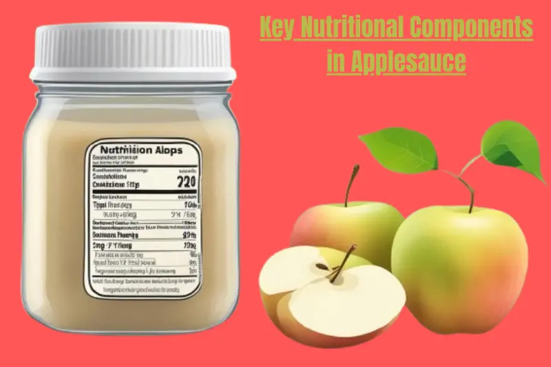 key nutritional components in applesauce